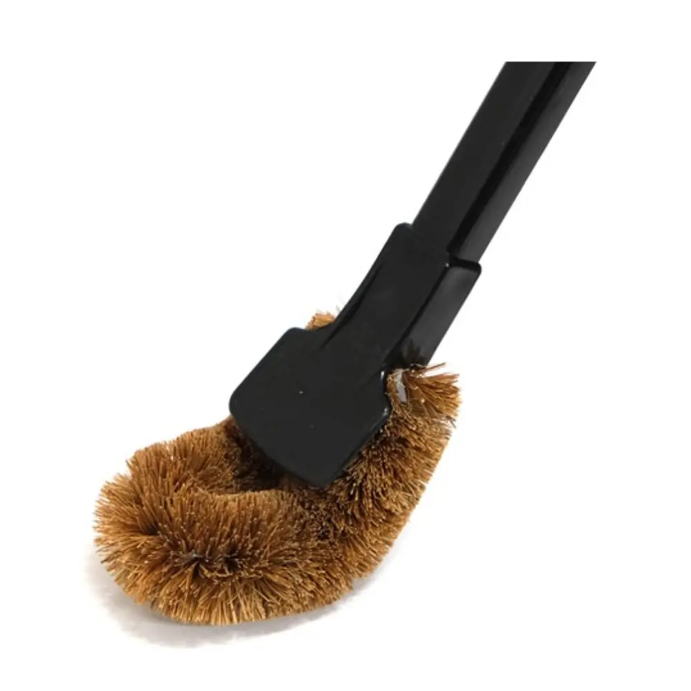 Bàn Chải Chà Toilet Sợi Cọ, L-Shaped Toilet Brush with Bristles (43cm) - SERIA